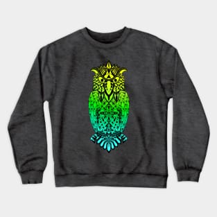 boho style wisdom owl pattern ecopop Crewneck Sweatshirt